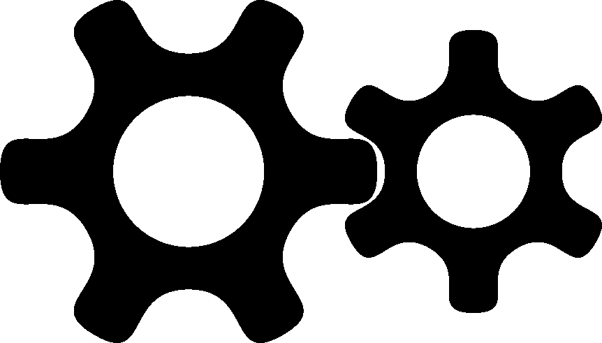 Free gear machine mesh vector